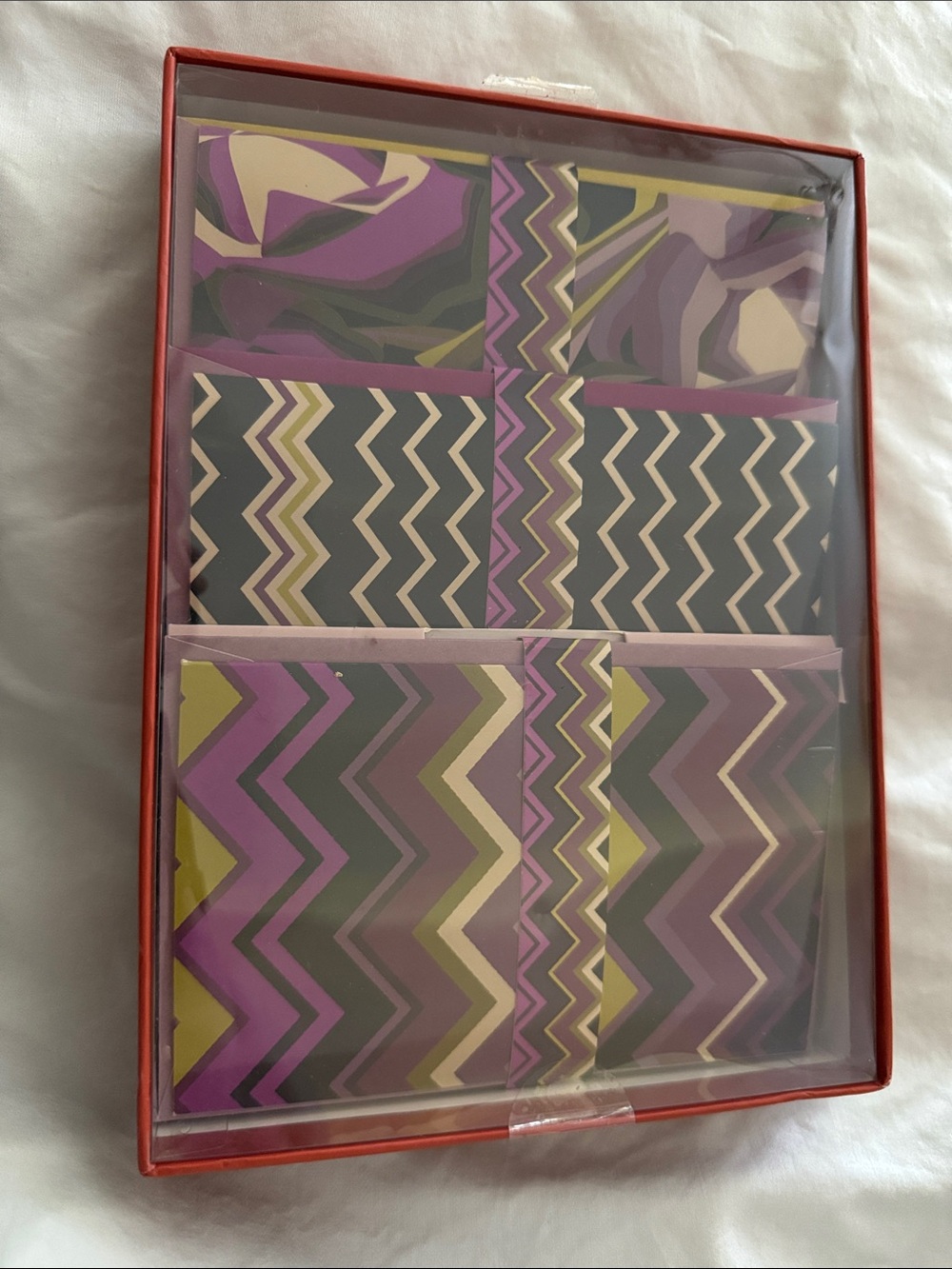 Missoni for target 2011 Rare Notecard Set

12 notecards, 4 of each.